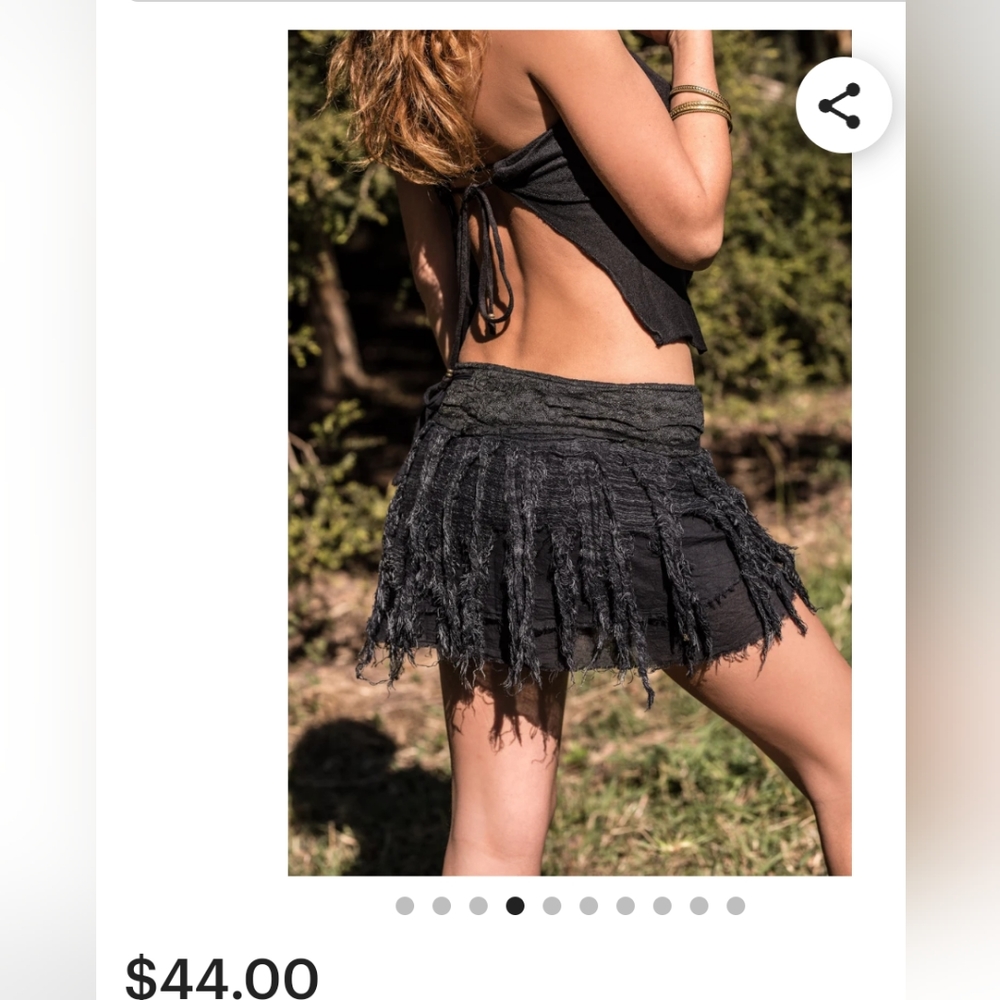 Bohemian Gypsy Wrap Skirt Size S/M/L